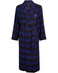 Polo Ralph Lauren - Cotton Tartan Polo Bear Robe - Lyst