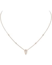 Messika - Fiery And Diamond Pendant Necklace - Lyst