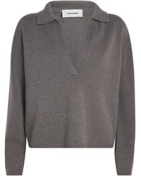 Yves Salomon - Wool-Cashmere Polo Sweater - Lyst