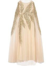 Marina Rinaldi - X Tony Ward Embellished Maxi Dress And Cape - Lyst