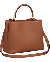 Cartier - Medium Calfskin Panthère De Top-Handle Bag - Lyst
