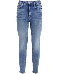 Mother - Looker Ankle High-rise Skinny Jeans - Lyst