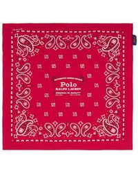 Polo Ralph Lauren - Cotton Logo Bandana Scarf - Lyst