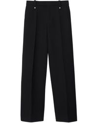 Burberry - Wide-leg Tailored Trousers - Lyst