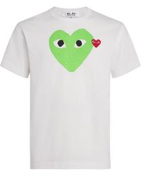 COMME DES GARÇONS PLAY - Heart Logo T-Shirt - Lyst