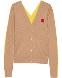 MAX&Co. - Cotton-Cashmere Reversible Cardigan - Lyst
