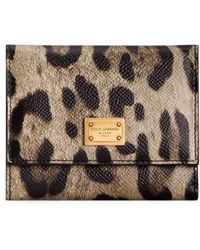 Dolce & Gabbana - Leather-Blend French Flap Wallet - Lyst