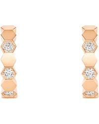 Chaumet - And Diamond Bee De Hoop Earrings - Lyst