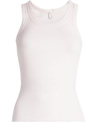Skims - Cotton Ribbed Tank Top - Lyst