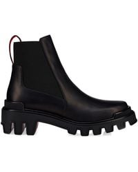 Christian Louboutin - Marchacroche Dune Leather Chelsea Boots - Lyst
