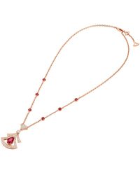 BVLGARI - Ruby And Diamond Divas' Dream Openwork Necklace - Lyst