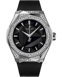 Hublot - Titanium And Diamond Classic Fusion Orlinski Watch 40mm - Lyst