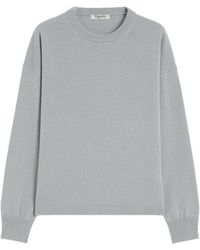 Max Mara - Wool-Cashmere Crew-Neck Sweater - Lyst
