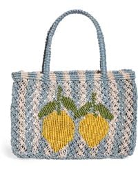 The Jacksons - Small Stripe Lemons Tote Bag - Lyst