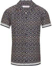 Orlebar Brown - Fiore Print Hibbert Short-sleeve Shirt - Lyst