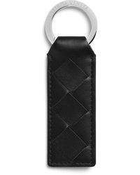 Bottega Veneta - Leather Tab Keyring - Lyst