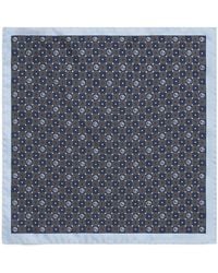Giorgio Armani - Silk Monogram Pocket Square - Lyst