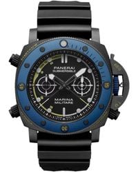 Panerai - Titanium Submersible Marina Militare Forze Speciali Watch - Lyst