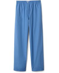 Miu Miu - Embroidered Logo Pyjama Trousers - Lyst