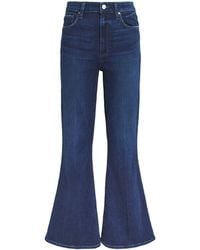 PAIGE - Marlow Skimmer Flared Jeans - Lyst