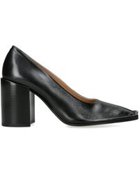 Maison Margiela - Leather Piped Heeled Pumps 85 - Lyst