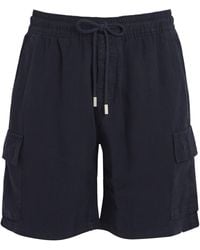 Vilebrequin - Linen Cargo-Pockets Baie Shorts - Lyst