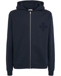 Commas - Cotton Floral Bouclé Hoodie - Lyst