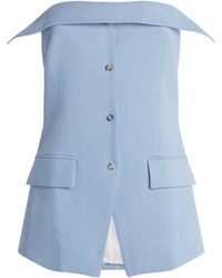 Nanushka - Sleeveless Tailored Maleah Top - Lyst