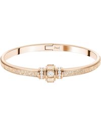 Piaget - Rose Gold And Diamond Possession Bracelet - Lyst