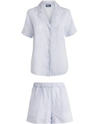 Polo Ralph Lauren - Linen-Cotton Short Pyjama Set - Lyst