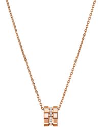 Chopard - And Diamond Ice Cube Necklace - Lyst