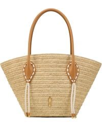 Christian Louboutin - Venus Large Raffia Basket Bag - Lyst