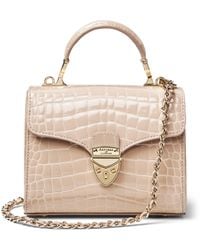 Aspinal of London - Mini Leather Mayfair Top-Handle Bag - Lyst