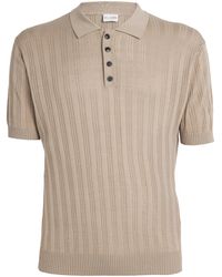 Pal Zileri - Silk-Cotton Polo Shirt - Lyst