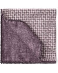 Brunello Cucinelli - Silk Patterned Pocket Square - Lyst