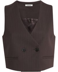 Sandro - Striped Waistcoat - Lyst