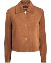 Arma - Lamb Suede Maeve Jacket - Lyst