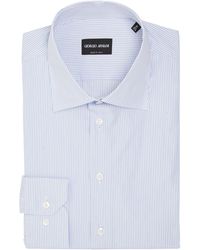 Giorgio Armani - Cotton Striped Shirt - Lyst