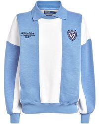 Polo Ralph Lauren - X Wimbledon Cotton-Blend Embroidered Sweatshirt - Lyst
