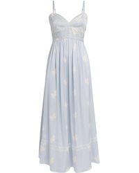 Claudie Pierlot - Floral Printed Midi Dress - Lyst