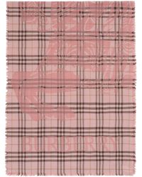 Burberry - Wool-Silk Ekd Scarf - Lyst