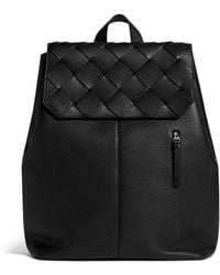 Bottega Veneta - Leather Diago Backpack - Lyst