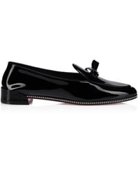 Christian Louboutin - Mocastrass Patent Loafers - Lyst