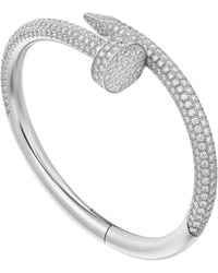 Cartier - Medium And Diamond Juste Un Clou Bracelet - Lyst