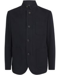 Corneliani - Virgin Wool High-Neck Jacket - Lyst