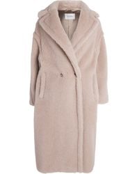 Max Mara - Alpaca-Wool-Silk Teddy Bear Coat - Lyst