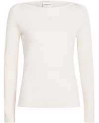Claudie Pierlot - Cotton Long-Sleeve T-Shirt - Lyst
