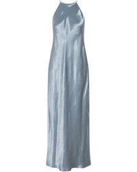 Marella - Satin Halterneck Maxi Dress - Lyst