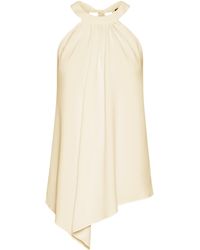 Marella - Satin Asymmetrical Top - Lyst
