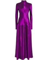 FFORME - Satin Mila Maxi Dress - Lyst